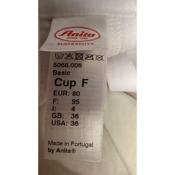 Anita Maternity Basic Nursing Bra 5068 Underwired Supportive Maternitywear 36F - Picture 12 of 16